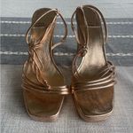 Jeffrey Campbell NEW Presecco Sandal in Rose Gold Metallic Size 10 Ankle Wrap Photo 2