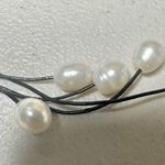 Pearl pendant necklace on cord Photo 2