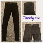 TWENTY ONE black lace leggings Medium () NWOT (Forever 21) Photo 1