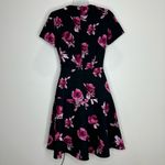 Kate Spade  Encore Rose Crepe Dress blackk pink size 2 preppy party garden Photo 1