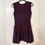 RVN | Dresses | Rvn Burgundy Leopard Print Mini Dress Sz Large Black Photo 1
