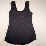 BKE Boutique Tank Medium Red Black Sequine Geometric Scoop Neck Lined Club Party Photo 8