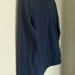 Apana Navy Blue Cowl Neck Pullover Sweatshirt - Size M Photo 2