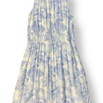 Bella Dahl   Blue Ruffled Tiered‎ Mini Dress Size Small Preppy, Boho, Sundress Photo 0