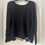Anthropologie Kachel X Sweater with Floral Back Panel Photo 0
