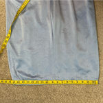 Vince  Textured Satin Wide‎ Leg Pants Blue L Photo 7