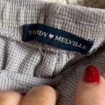 Brandy Melville  Purple Waffle Knit Shorts one size Photo 2