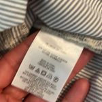 Pilcro and the Letterpress Anthropologie  pinstripe denim skirt Photo 5