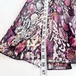 Rebecca Taylor Met Pink Python Snakeskin Print Silk Mini Dress Size 4 Photo 8