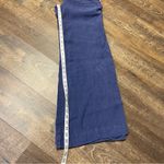Elevenses Anthropologie  100% Linen Pants Blue Womens Size 4 Wide Leg Trousers Photo 7