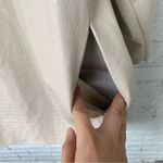 Marc New York  Faux Leather Snake Skin Beige Duster Cardigan Jacket size Small Photo 8