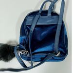 Handmade Navy Blue Velvet ‘The Adicts’ Punk Band Patch Patches Studded Mini Backpack Bag Purse 🖤🪐 Photo 1