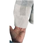 Adrienne Vittadini Plaid Cream Sherpa Jacket Size Medium Photo 2