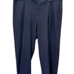 Liverpool Los Angeles Navy Cropped Trouser Size 22W Stretch Wide Leg Dress Pants Blue Photo 0