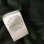 Roolee  | Dark Green Velvet Accordion Pleat Midi Skirt Pleated Elastic | Size XXL Photo 7