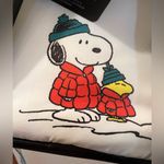 Lounge Fly  Peanuts Snoopy Puffer Jacket Snow Day Winter Figural Mini Backpack NWT Photo 10