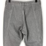 Topshop New  Seam Detail 80s Mom Jeans High Rise Tapered Leg Grey Denim Photo 9