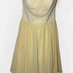 Mori Lee  Madeline Gardner Lace Bridesmaid Prom Dress Strapless Women Sz 10 Photo 0