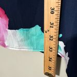 Pink Lily  women’s size small navy blue pink Floral Sleeveless Dress lined button Photo 1