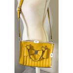 Betsey Johnson Satchel Crossbody Yellow Bag Shoulder Purse Photo 11