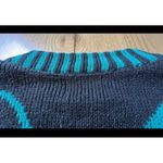 Looking Good Knits Womens‎ Sweater Size L Vintage Multicolor Knit Pullover Black Size L Photo 7