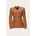 Smythe DB Tuck In Blazer Size 2 Orange Photo 5