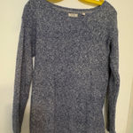 FatFace  Women's Blue Knit Sweater Sz 2 Cotton Blend Photo 0