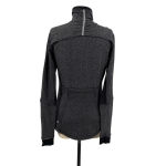 Lululemon  Base Runner 1/2 Zip Heathered Herringbone Heathered Black Size 8‎ Photo 8