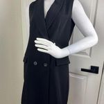 Elodie  Long Lined Open Pockets Sleeveless Blazer Jacket Women’s Size Medium. #60 Photo 0