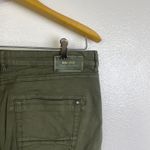Mos Mosh Pants Womens Size 31 Green Naomi Shine Pants Chino Cotton Beaded Boho Photo 7