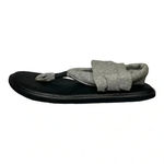 Sanuk Yoga Sling 2 Sandal Gray Lightweight Stretch Knit Women Size 6 Photo 2