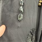Yoana Baraschi Anthropologie 100% Silk Black Beaded Sleeveless Top Sz S Photo 6