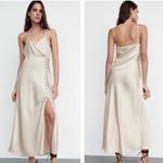 ZARA BLOGGERS FAVE!  SATIN EFFECT Buttoned Slip Dress Photo 1
