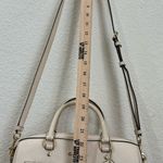 Coach 79946 Rowan Crossgrain Leather Satchel Shoulder Crossbody Bag Chalk / Gold Photo 8