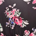 Torrid Womens Blouse Size 2X Black Floral Empire Waist Romantic Y2K Baby Doll Photo 7