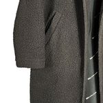 PINK - Victoria's Secret Chloe X Halle  Coat Size S Black Sherpa Oversized Long Cozy Photo 4