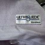 Vintage Suede Lavender Blazer by Signatures Size 12 Purple Photo 9