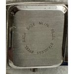 Cato  Silver Tone‎ Bangle Cuff Watch Rectangular Face Quartz Japan Movement Photo 9