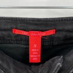 Chelsea and Violet Tiered Flared Denim Jeans Black Photo 2