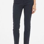 Banana Republic  Sloan Curvy Fit Navy Blue White Polka Dots Crop Pants Slacks 0 Photo 0