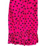 Derek Lam 10 Crosby Taula One Shoulder Dress Pink Polka Dot Ruffle Hem Size 2 Photo 7