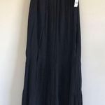 Hard Tail Two Tiered Maxi Skirt Black Size M Photo 12
