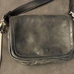 Evoke Black Leather Mini Belt Bag w/ Removable Straps Photo 9