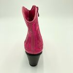 Helen’s Heart Fuschia Short Bling & Embroidered Boots Size 10 Pink Photo 6