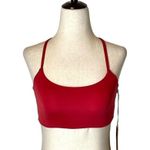 Girlfriend Collective Red Juliet Strappy Criss Cross Back Sports Bra XXS Photo 0