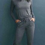 Zyia  Active Grey Long Sleeve Jumpsuit Photo 0