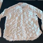 Free People  Loveland solid buttondown textured shirt in Lavender, size S overszd Photo 11