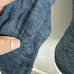 V Christina Y2K Burnout Long Sleeve Top Sz S Rhinestone Peace Sign Graphic Tee Blue Photo 5