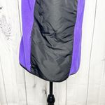Ralph Lauren  Active L-RL Purple Black Fleece Vest Womens Sz XL Full Zip Photo 6