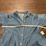 Free People New With Tags  Hannah Denim Mini Dress Sz XS (fits like a M) Photo 8
